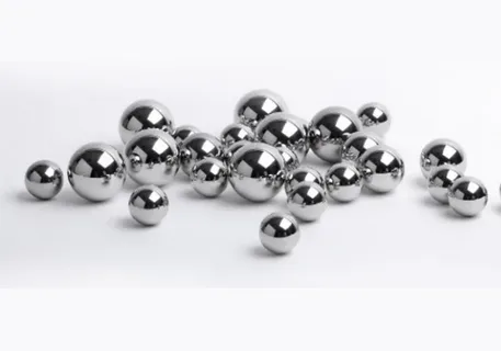 High carbon steel ball through hardened